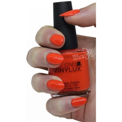 112 Electric Orange, CND Vinylux, Paradise Collection (u)